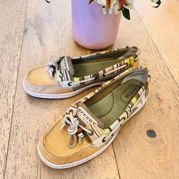 Sperry Shoes - Sperry Top Siders Plaid Boat Shoes | Size 8.5